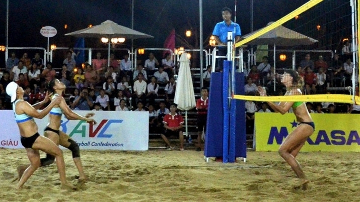The match between Vietnam 1 team and the Australian 2 team at the tournament. (Photo: VOV)
