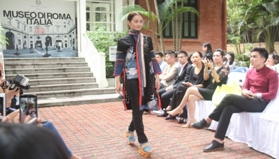 Part of Minh Hanh's collection at a show