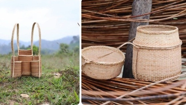 The traditional weaving products of Co Tu people in Quang Nam province 