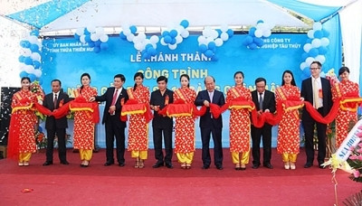 The Chan May Port now can serve large cruise ships.
