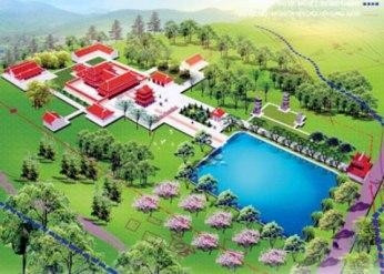 Mock-up of Quynh Lam pagoda in Tran Dynasty historical complex