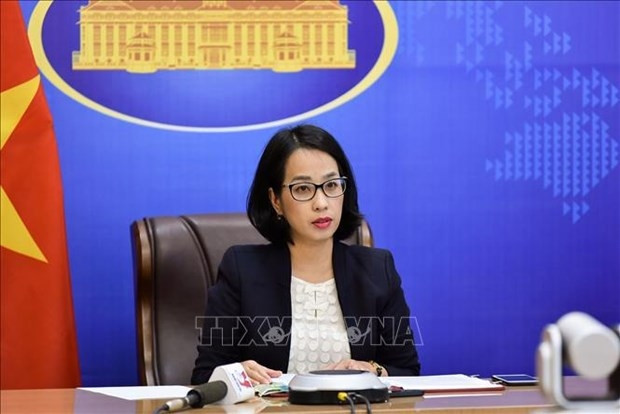Deputy Spokeswoman of the Ministry of Foreign Affairs Pham Thu Hang (Photo: VNA)