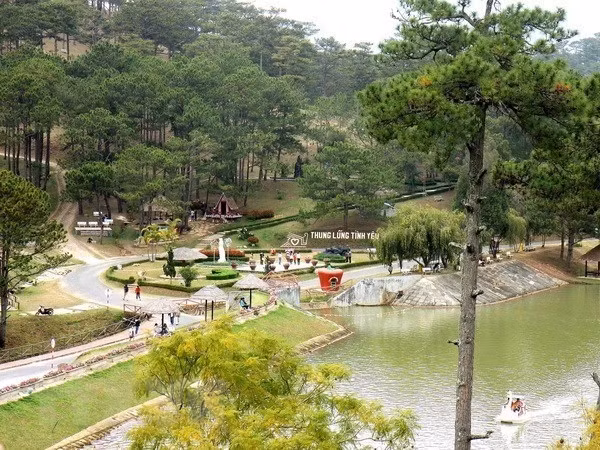 A corner of the Valley of Love in Da Lat (Photo: VNA)