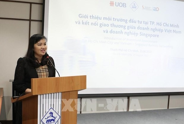 Deputy Director of ITPC Cao Thi Phi Van speaks at the event (Photo: VNA)