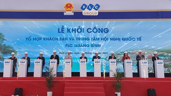 Work starts on FLC Quang Binh Beach and Golf Resort (Photo: baoquangbinh.vn)