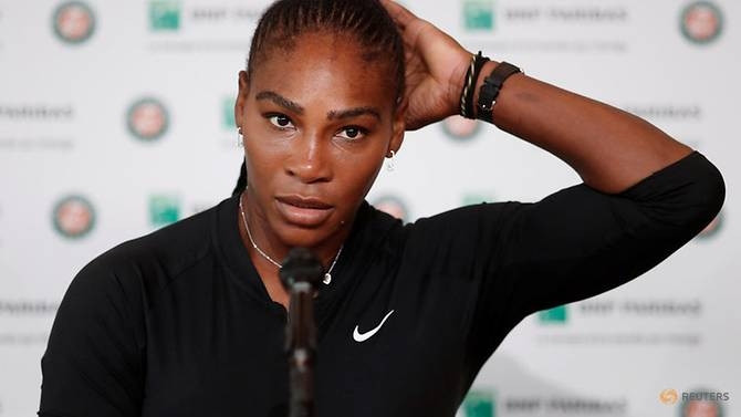 Serena Williams of the US during a press conference (REUTERS/Benoit Tessier)
