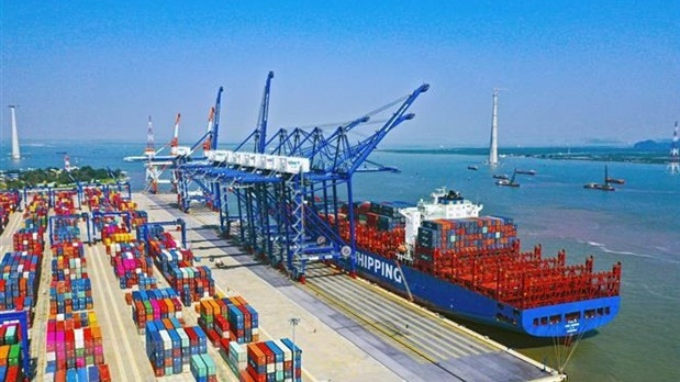  Lach Huyen International Port in Hai Phong. Photo: Duc Nghia / VNA