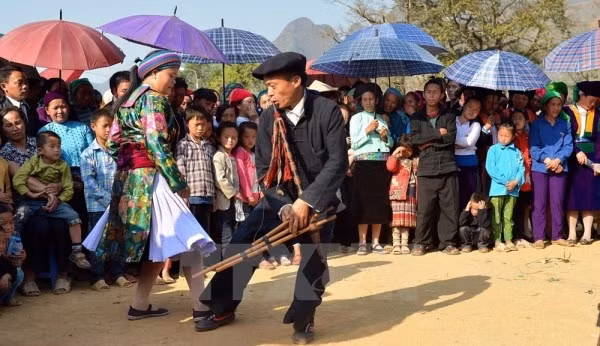 At the festival (VNA)