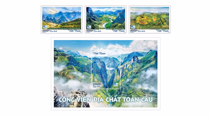 Stamp set released to honour global geoparks in Vietnam
