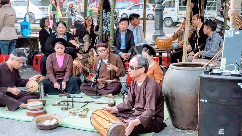 A performance by the Hai Phong Xam Club. (Photo: thanhphohaiphong.gov.vn)