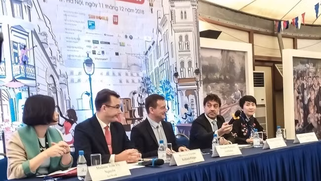 At the press conference for the festival (Photo: kinhtedothi.vn)