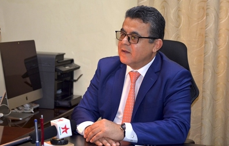 Palestinian Ambassador to Vietnam Saadi Salama (Photo: qdnd.vn)