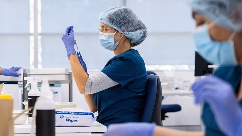 A vaccination centre in Australia (Photo: Reuters)