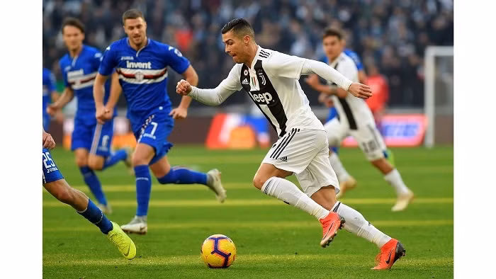 Juventus' Cristiano Ronaldo in action during their Serie A clash vs Sampdoria at Allianz Stadium, Turin, Italy, on December 29, 2018. (Photo: Reuters)