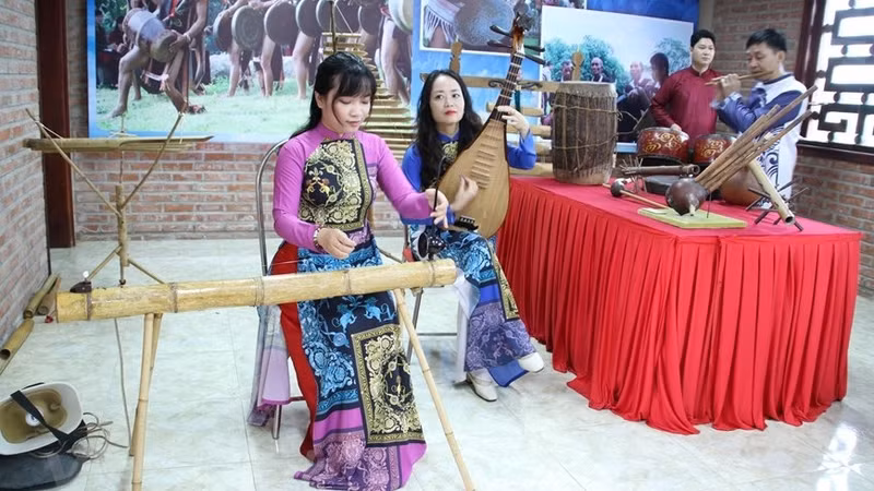 Vietnamese traditional musical instruments (Photo: VNA)