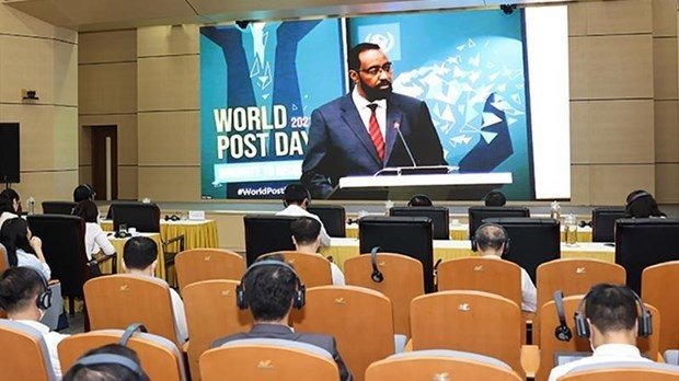 A ceremony was virtually held by the Universal Postal Union (UPU) on October 9 to mark the World Post Day. (Photo: Hanoimoi)