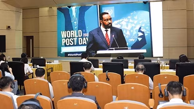 A ceremony was virtually held by the Universal Postal Union (UPU) on October 9 to mark the World Post Day. (Photo: Hanoimoi)