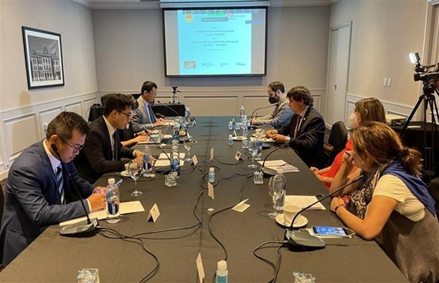 At the workshop entitled “Exploiting the potential for trade development between Vietnam and Argentina” (Photo: VNA)