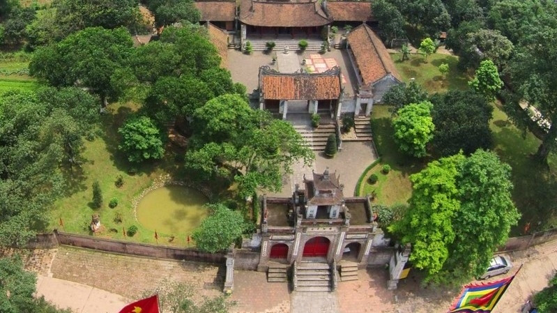 Co Loa temple ruins, one of the relics that the city is interested in preserving.