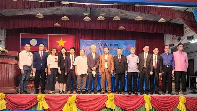 Delegates pose for a group photo (Photo: VNA)