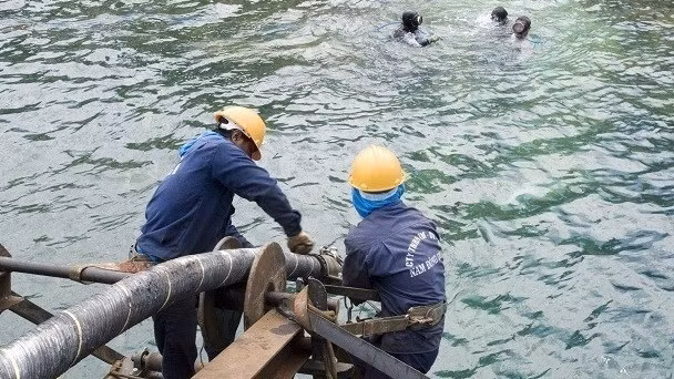 APG submarine cable borke on June 20 (Illustrative image. Souce: VNPT)
