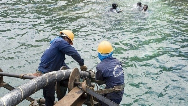 APG submarine cable borke on June 20 (Illustrative image. Souce: VNPT)