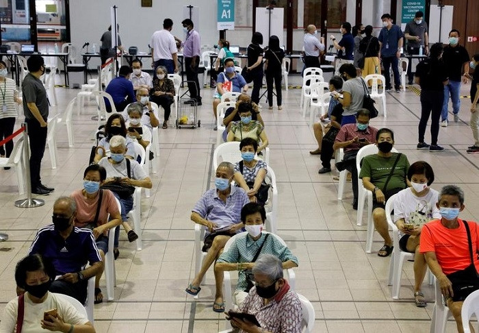 70% of Singapore's population has been fully vaccinated against COVID-19. (File Photo: Reuters)