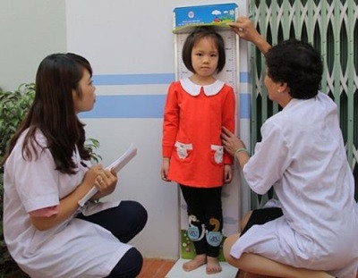 The scheme targets to raise the average height of Vietnamese men and women to 168.5cm and 157.5cm by 2030. (file photo)