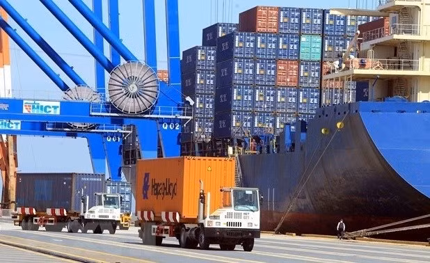 A logistics centre in Vietnam (Photo: VNA)