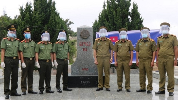 Delegates at the handover ceremony.