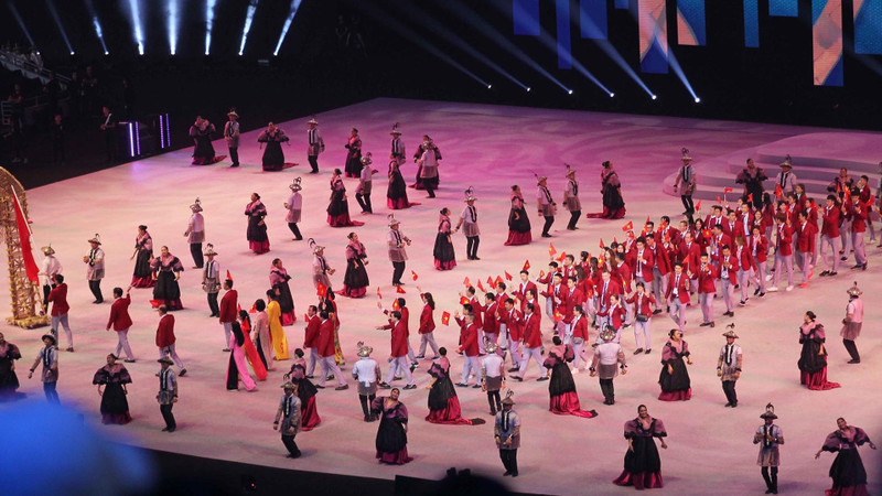 The opening ceremony of the SEA Games 30 took place at the Philippine Arena Stadium. (Photo: B.L)