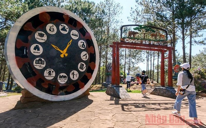 Entrance to the COVID-19 Park.