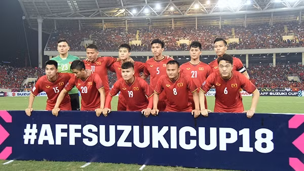 The Vietnam national football team currently holds the longest unbeaten streak in world football with 14 consecutive games unbeaten. (Photo: NDO/Tran Hai)