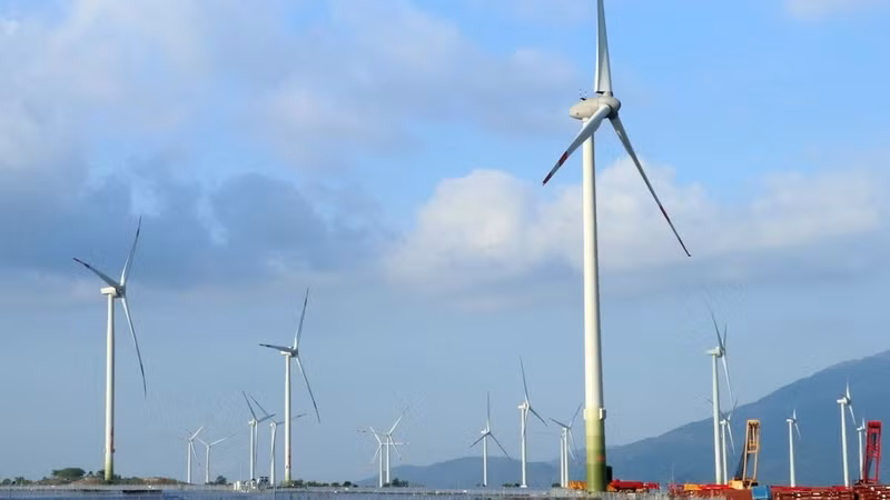 A wind farm in Ninh Thuan Province (Photo: VNA)