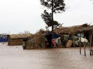 Abnomal rise of sea level in Bac Lieu province