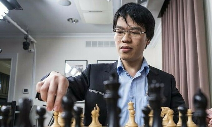 Top Vietnamese chess player Le Quang Liem.