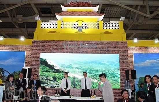 Vietnamese booth at the fair (Photo: VNA