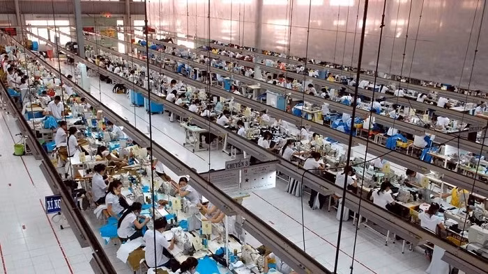 Garment production for export to the US at Tien Thuan Garment Co., Ltd. in the south central province of Ninh Thuan. (Photo: VNA)