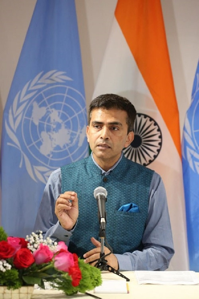 Official Spokesperson of Ministry of External Affairs in the Government of India Raveesh Kumar. (File Photo: IANS)