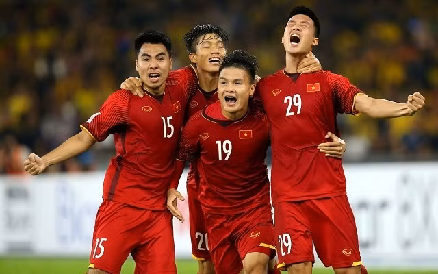 Vietnam will field the youngest squad at the upcoming 2019 Asian Cup but the red-shirt players don’t lack experience in playing high-ranking football. (Photo: AFF Suzuki Cup)