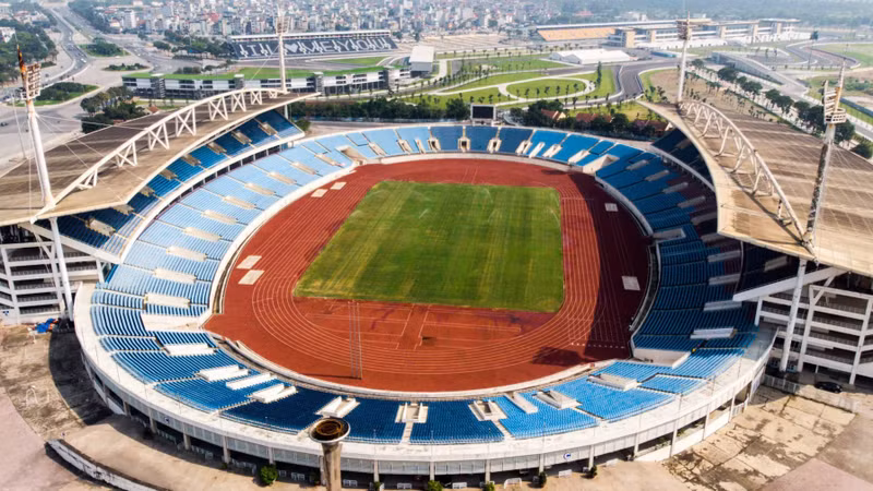 My Dinh Stadium is the venue for both men's football and athletics. (Photo: C.O)