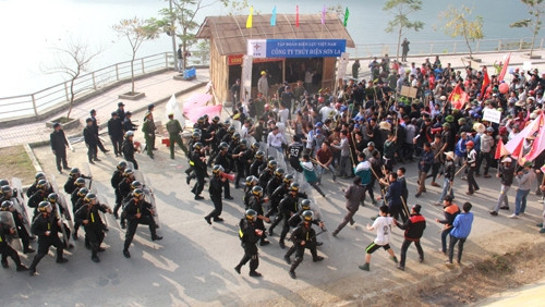 The drill at Son La hydropower plant