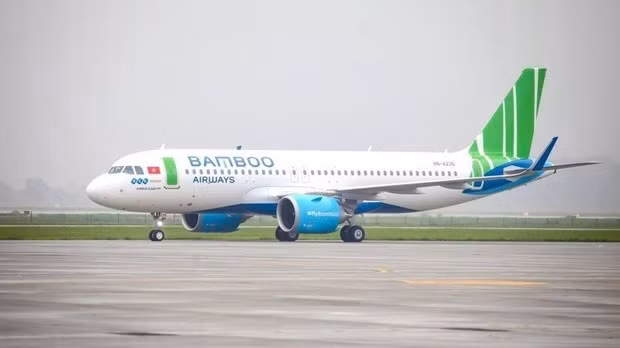 An aircraft of Bamboo Airways (Photo: VNA)