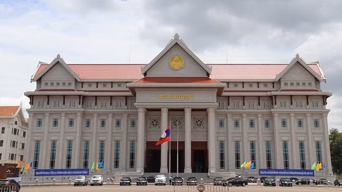 The new National Assembly building of Laos.