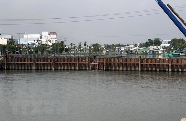 The Nhanh canal in Rach Gia city. (Photo: VNA)