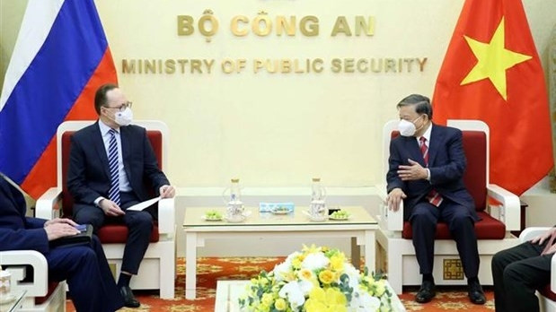 At the reception (Photo: VNA)