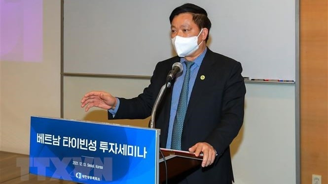 Representatives of the RoK businesses attend the conference. (Photo: VNA)