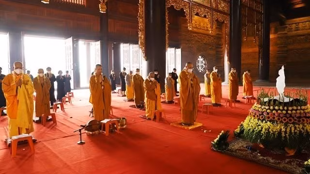 The Buddha's birthday celebrations at Tam Chuc Temple