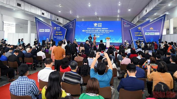 An overview of the opening ceremony for the 2022 VITM