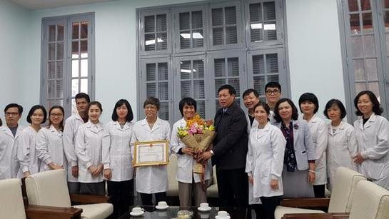 Scientists of the influenza laboratory under the virology department, the National Institute of Hygiene and Epidemiology.